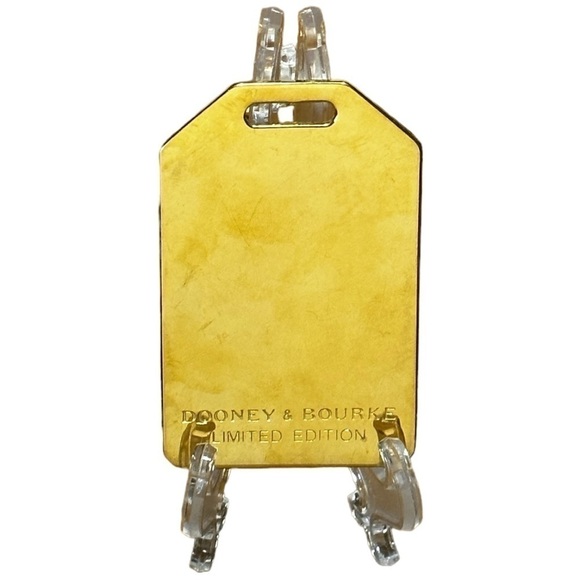 Dooney & Bourke Limited Edition HP Heavy Brass Purse Tag - Picture 3 of 3